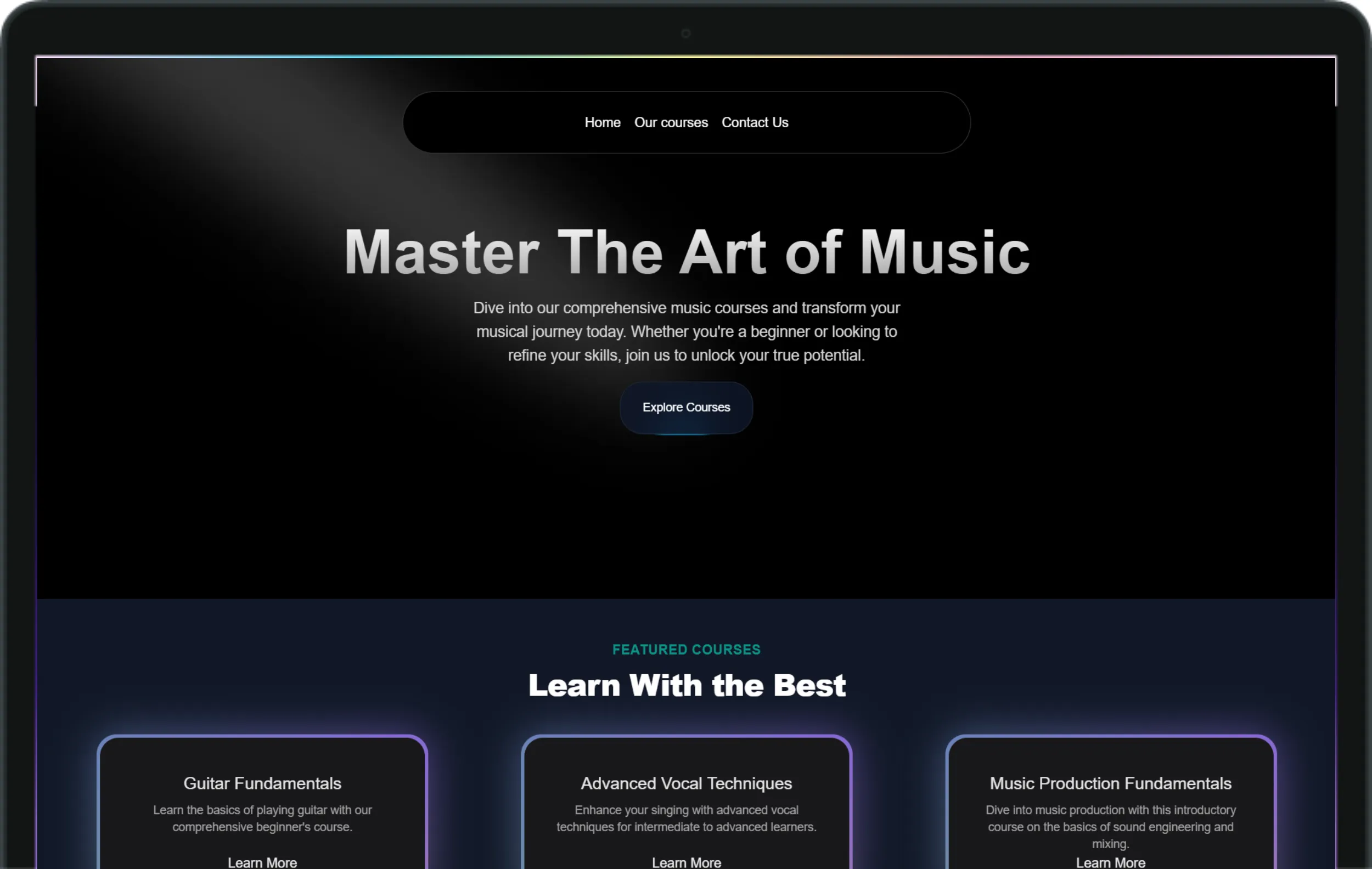 Melodify - Music Teaching Academy Platform
