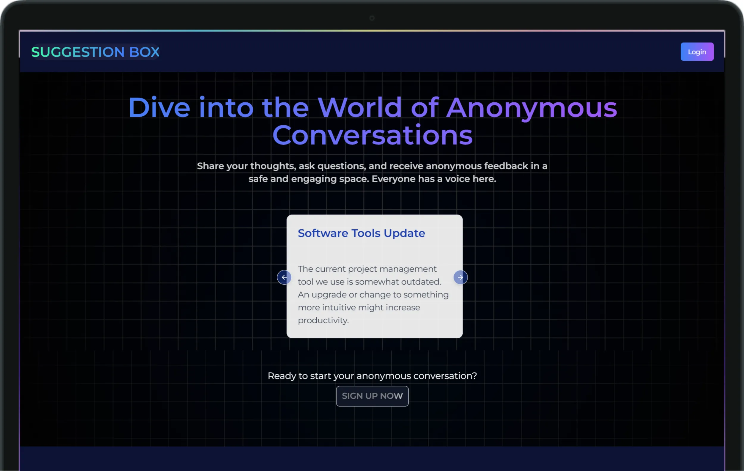 Anonymous Feedback App for HR